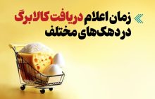 اینفوگرافیک/ هر دهک چه زمانی کالابرگ دریافت می‌کند؟