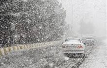 بارش برف و باران در جاده‌های 16 استان