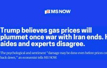 مخالفت مشاوران ترامپ با تصورش درباره قیمت بنزین